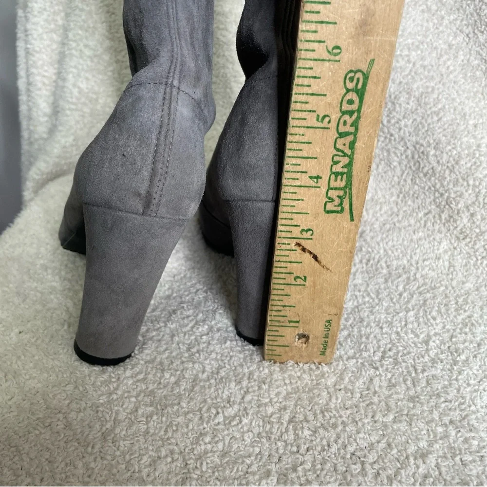 Stuart Weitzman Suede Highland‎ Heeled Over The Knee Slouchy High Glove Boot 4.5